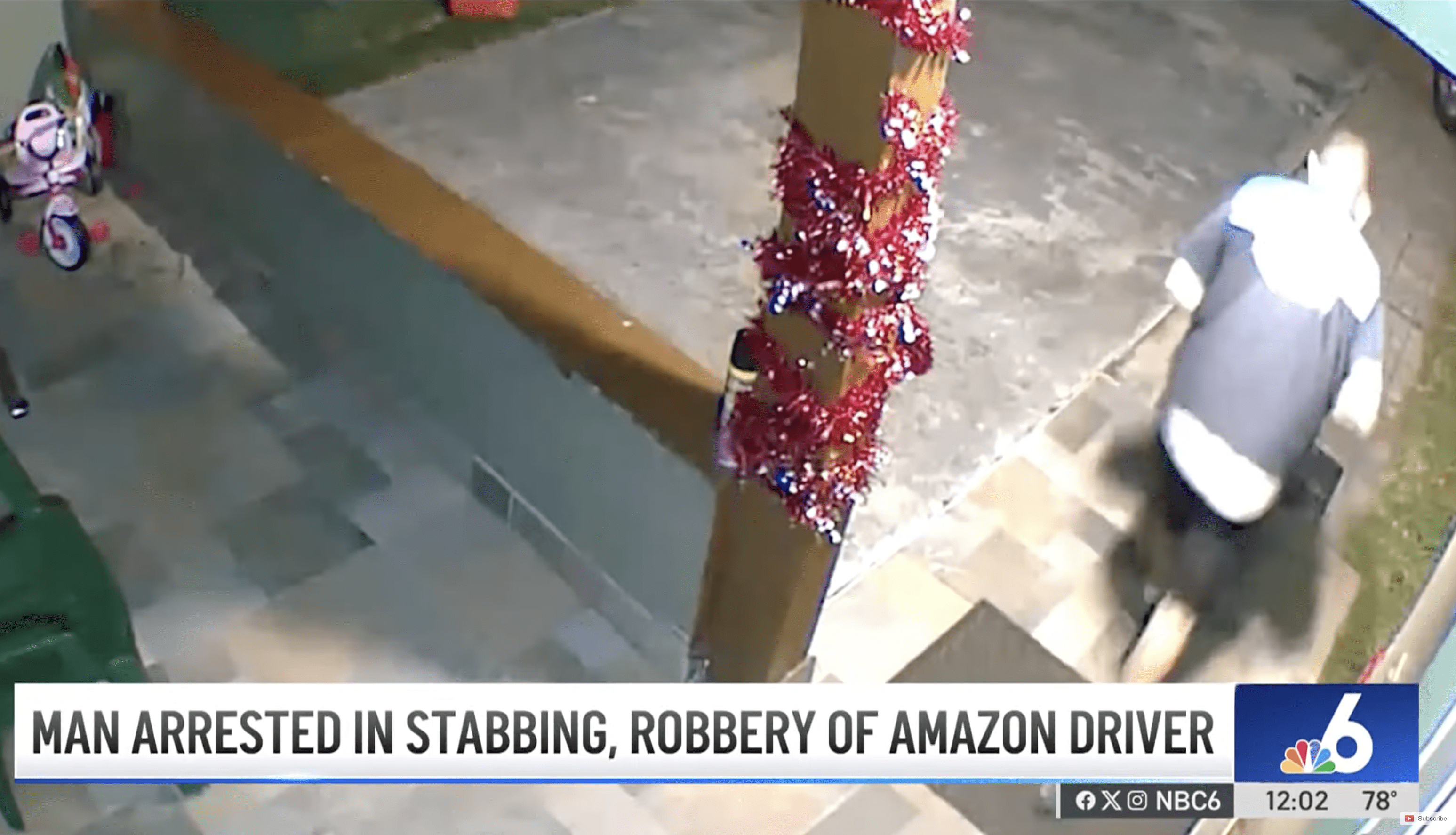 Amazon Driver Stabbed in Fort Lauderdale